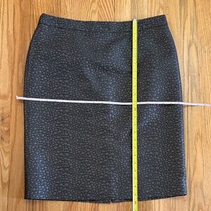 Elegant Dark Brown Pencil Skirt